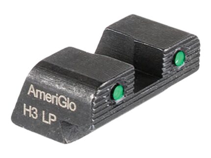 Ameriglo Tritium 2-Dot Handgun Night Sights .240" Square Notch with Serration Hellcat OSP Green with Black