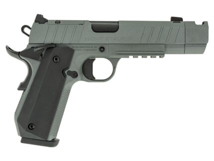 Tisas 1911 Nightstalker SF-C Handgun 45 Auto 8rd Magazine 4.25'' Compensated Barrel Cerakote Grey Finish