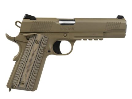 Tisas 1911 Raider B45R Handgun .45 Auto 8rd Magazine 5" Barrel FDE Cerakote G10 Grips