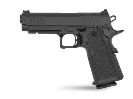 Tisas 1911 Duty 9 DS Handgun 9mm Luger 18rd Magazines(2) 4.25" Barrel Titanium Firing Pin Black w/Rail