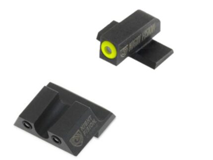 Perfect Dot NS Set w/Yellow Front + Black U Rear Fits Springfield XD