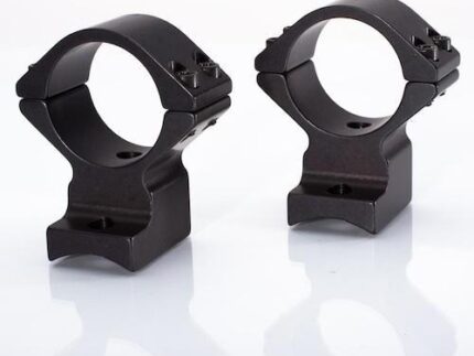 Talley CZ 600 Scope Rings 1" Medium Black 2/ct