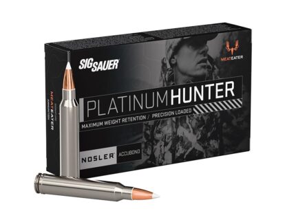 Sig Sauer Platinum Hunter Accubond Rifle Ammunition .300 Win Mag 180gr PT 3000 fps 20/ct
