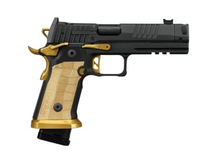 Sig Saur P211 Spectre Comp Handgun 9mm Luger 23(1) & 21(2)rd Magazines 4.4" Compensated Barrel SAO Brass Grip Optic Ready