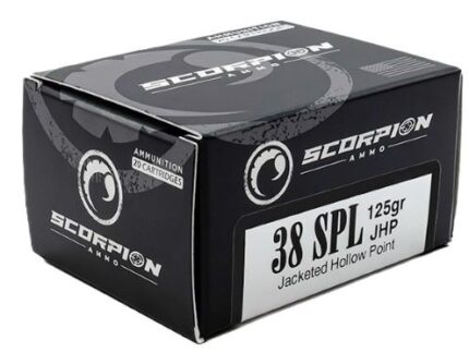 SCORPION 38SPL - 125GR JHP 20RD 10BX/CS