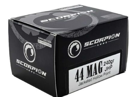 SCORPION 44 REM MAG - 240GR JHP 20RD 10BX/CS