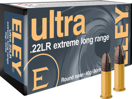 ELEY ULTRA EXTREME LONG RANGE - 22LR 40GR RN 50RD 100BX/CS