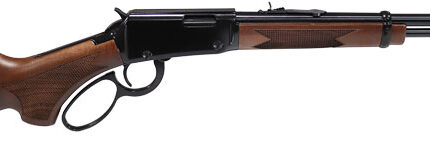 HENRY H1 WESTERN LEVER RIFLE - 22/S/L/LR 18.5" BLUED WALNUT