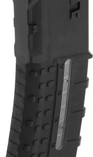 UTG MAGAZINE 5.56X45 30RD - WINDOW POLY MATTE BLACK