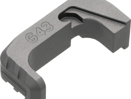 TYRANT CNC FOR GLOCK 43x 48 - EXTENDED MAG RELEASE GREY