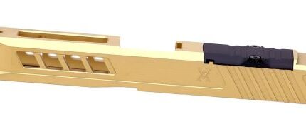 TRUE PRECISION RUGER RXM SLIDE - W/RMR CUT GOLD TIN