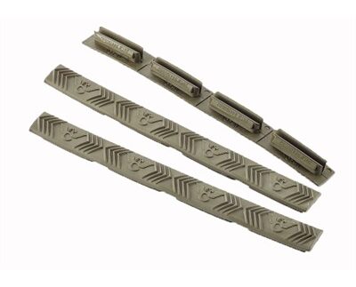 M-LOK RAIL COVER 4-SLOT 3-PACK OD GREEN