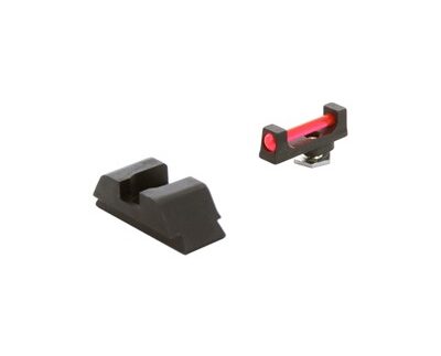 RANGE SIGHT SET FIBER OPTIC FOR GLOCK G5 9MM/.40 CALIBER BLK