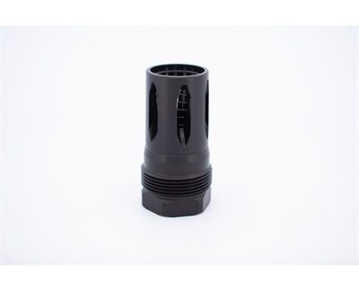 R2S FLASH HIDER M18X1.5 THREADS TAPER SHOULDER BLACK