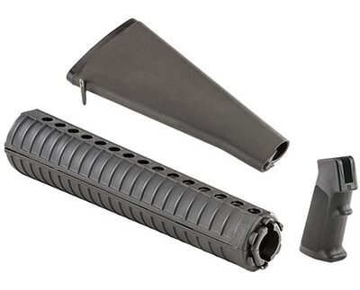 COMPLETE RETRO A2 FURNITURE KIT FOR AR-15 BLACK
