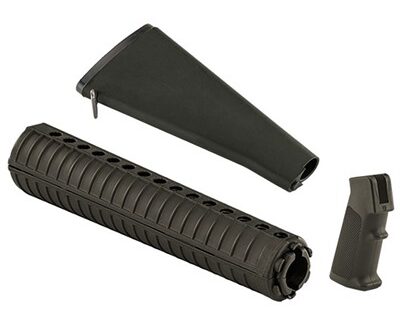 COMPLETE RETRO A2 FURNITURE KIT FOR AR-15 OD GREEN