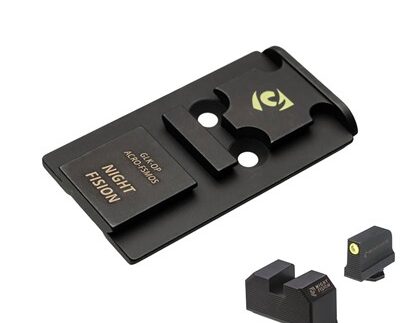 OPTIC PLATE ACRO W/TRITIUM FRONT SIGHT FOR GLOCK FS MOS