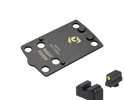 OPTIC PLATE EPS CARRYW/TRITIUM FRONT SIGHT FOR GLOCK 43X MOS