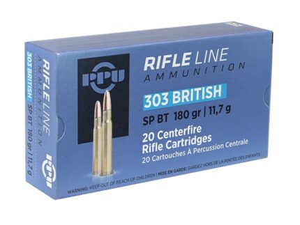 PPU 303 BRITISH 180GR SP 20RD BOX 10 BOXES PER CASE