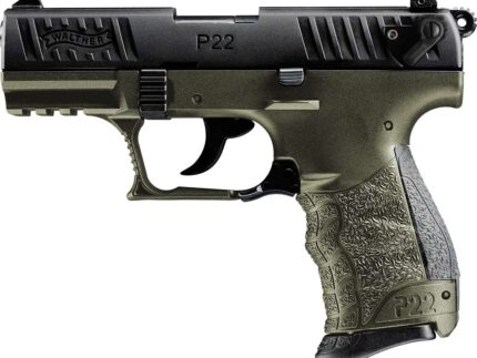 Walther P22Q Pistol 22 LR. 3.42 in. Military 10 rd.