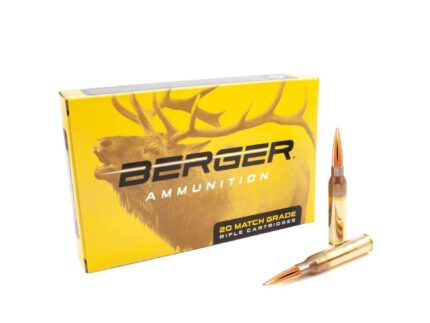 Berger Elite Hunter Rifle Ammunition .30-06 Sprg 168gr HPBT 2850 fps 20/ct