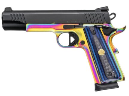 Chiappa 1911 Superior OR Handgun .45 ACP 8rd Magazines (2) 5" Barrel Multi-Color Blue Laminate Grip