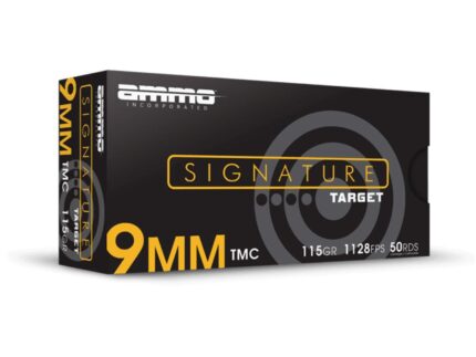 Ammo Inc Signature Handgun Ammunition 9mm Luger 115gr TMJ 1180 fps 50/ct
