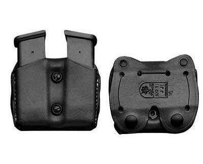 DeSantis Double Magazine Pouch for Glock 43 Black Ambi