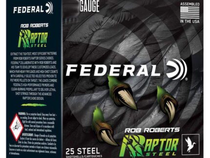 Federal Ron Roberts Raptor Steel Shotshells 20ga 3" 1oz 1400 fps #3 25/ct