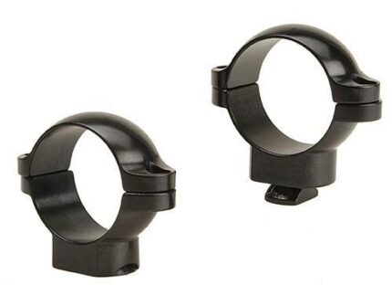 Leupold 2-Piece STD Windage Adjustable Steel Rings 1" Medium Gloss