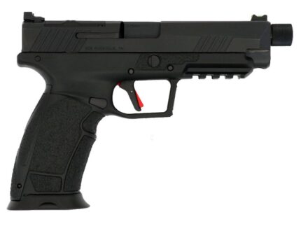 Tisas PX-9 Gen 3 Tactical BLK Semi Auto Pistol 9mm Luger 18rd & 20rd Magazines (2) 5.11" Threaded Barrel Black