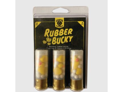 Reaper Defense Rubber Bucky Shotshell 12ga 2-3/4" Resin Duck Rubber Buckshot 3/ct