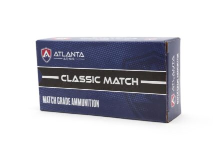 Atlanta Arms Classic Match Handgun Ammunition 9mm Luger 115gr FMJ 1125 fps 50/ct