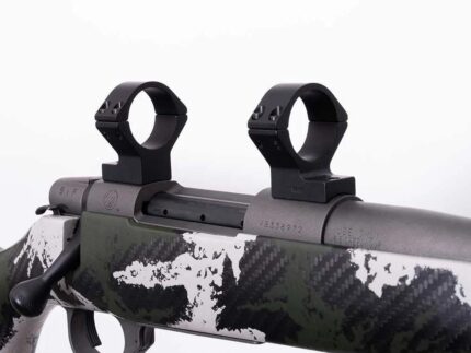 Weatherby Vanguard 2-Piece Lightweight Scope Mount 1" Low Black