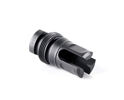 XENO 3-PRONG FLASH HIDER 22 CALIBER 1/2''X28 THREADS BLACK