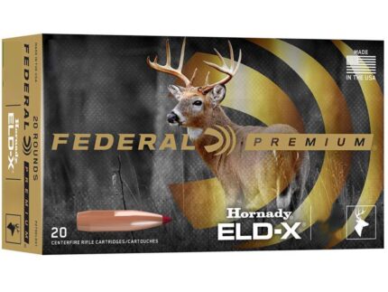 Federal Premium Rifle Ammo 6.5 PRC 143 gr. ELDX 20 rd.