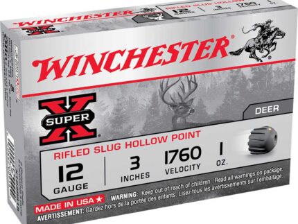 Winchester Super-X Rifled Slug HP 12 ga. 3 in. 1 oz. Slug 5 rd.