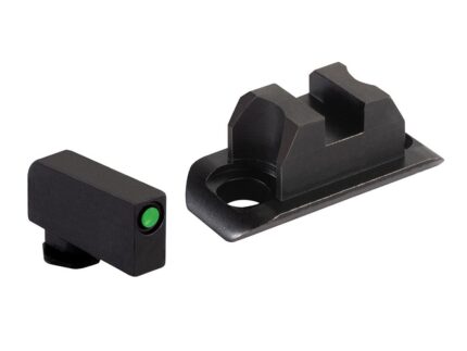 Ameriglo Optic Compatible Sight Set for Glock 43X/48 A-Cut Green with Black .240" Front Black Rear