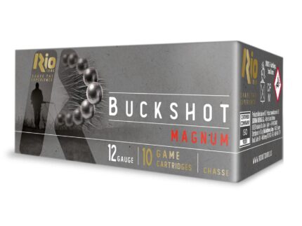 Rio Royal Buck 15P 3'' Magnum Buck Shotshells 12ga 3" 15plts 1200 fps #00 10/ct