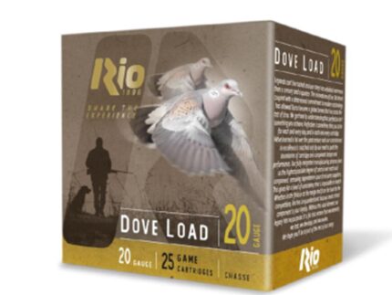 Rio Dove Load Shotshells 20 ga 2.75" 7/8oz #7.5 1250 fps 25/ct