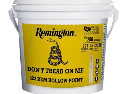 Remington UMC 250th Anniversary "Don't Tread On ME" Ammunition .223 Rem 45gr JHP 3550 fps 200/ct