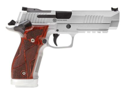 Sig Sauer P226 X-Five Stainless Custom Works Handgun 9mm Luger 20rd Magazines(3) 5" Barrel Cocobolo Grips SAO