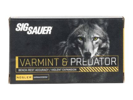 Sig Sauer Varmint & Predator Rifle Ammunition 223 Rem 55gr PT 20/ct