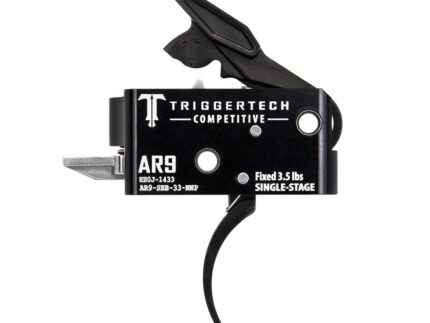TriggerTech AR-9 Competitive Single Stage Rifle Trigger 3.5 lbs Curved