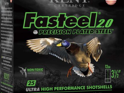 Kent Fasteel 2.0 Precision Plated Steel Load 12 ga. 3.5 in. 1 3/8 oz. 4 Shot 25 rd.