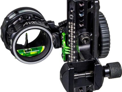 Axcel Driver Plus Slider Sight w/AVX-31 Scope Stealth BH Picatinny .019 Green 1 Pin RH