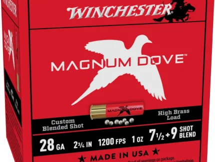 WINCHESTER 28 GA 2-3/4" 7.5&9 MAGNUM DOVE 1 OZ 25RD/BX 10BX/CS