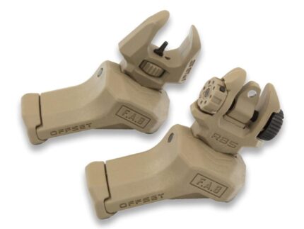 FAB Defense FRBS Offset Rifle Sights Kit Tan
