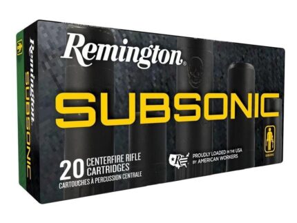 Remington Subsonic Rifle Ammunition 45-70 Govt 300gr HP 1000 fps 20/ct