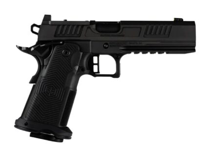AF1911-ROMULUS  9MM 20 & 17 Rd Magazine (1 Each) 5" Bull Ramped Ported Barrel DLC Black MOS Optic Cut